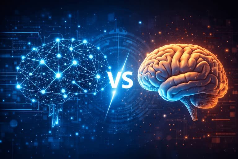 AI vs Human Intelligence: Key Differences, Strengths, and the Future