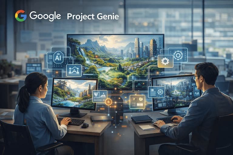 Google Project Genie Explained: How AI Learns Virtual Worlds